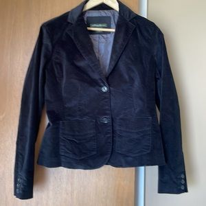 Never worn black velvet Eddie Bauer jacket